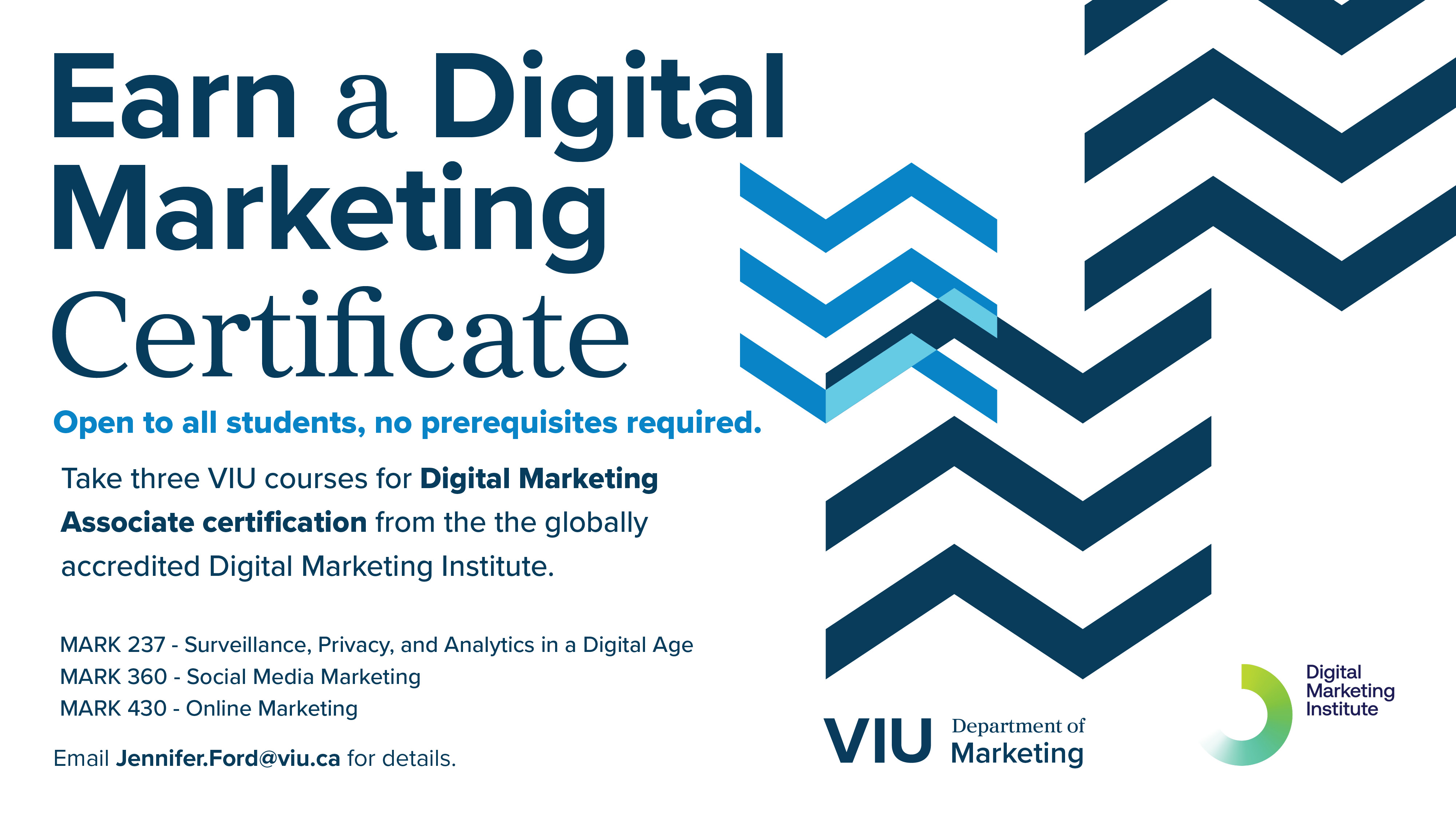 Earn a digital marketing certificate