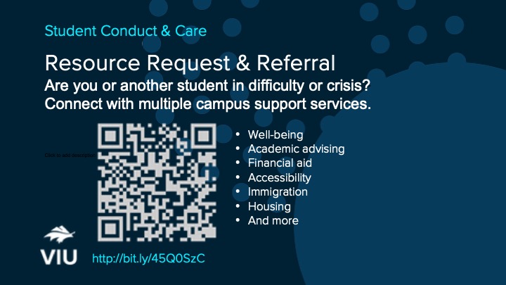 Resource and referral request digital ad